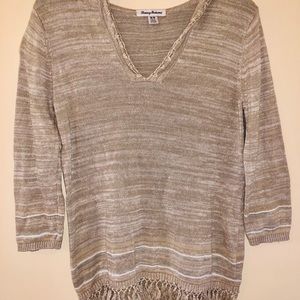 Tommy Bahama hooded sweater, M, Worn once